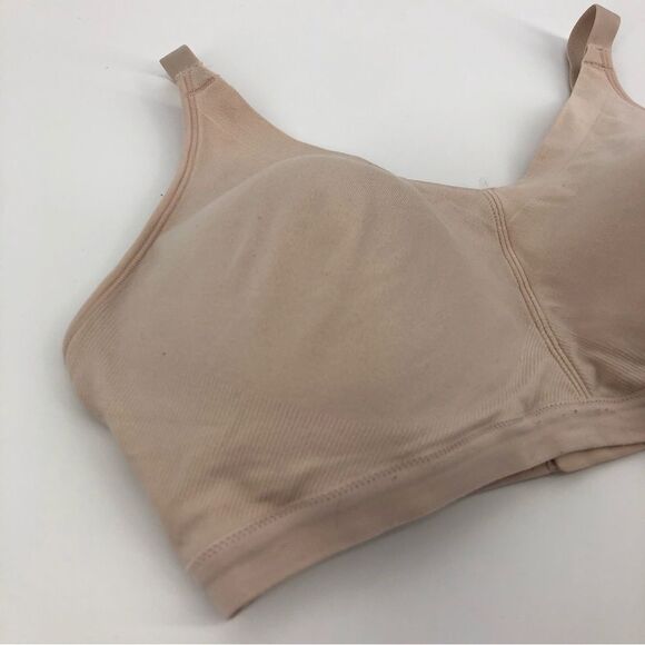 Warners Simply Perfect Wireless Bra 2XL Beige Nude RN0212T - Picture 4 of 11